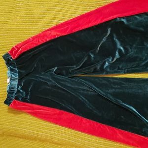 Silence + Noise velvet wide leg pants